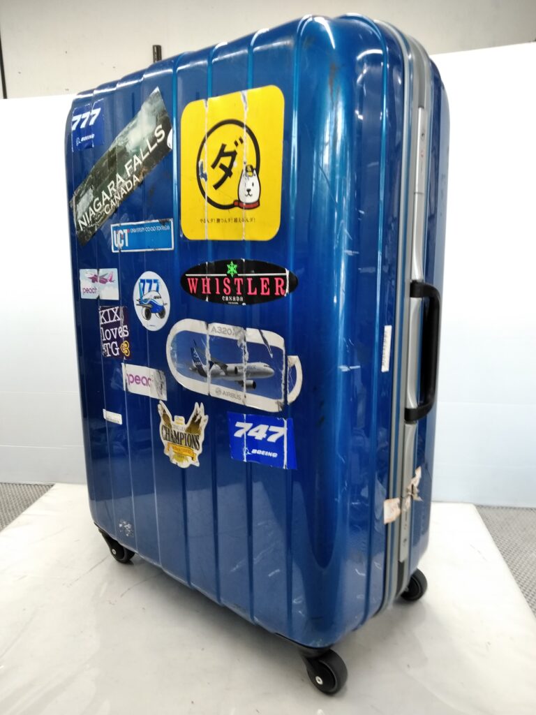 RZONEスーツケースキャスター交換後の全体写真